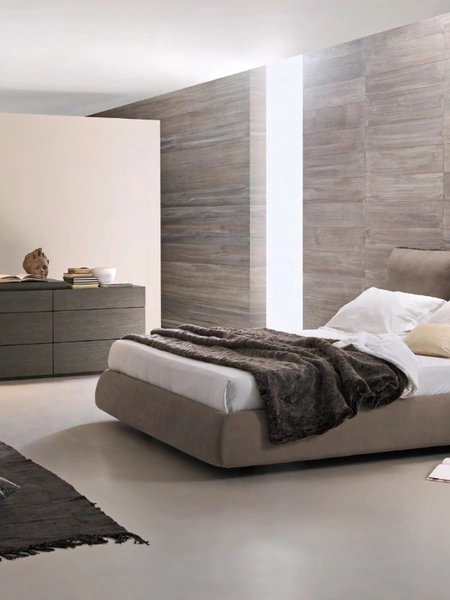 Letto in tessuto imbottito Cherie di Sangiacomo