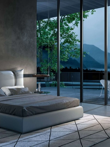 Letto con box contenitore Confit di Ozzio