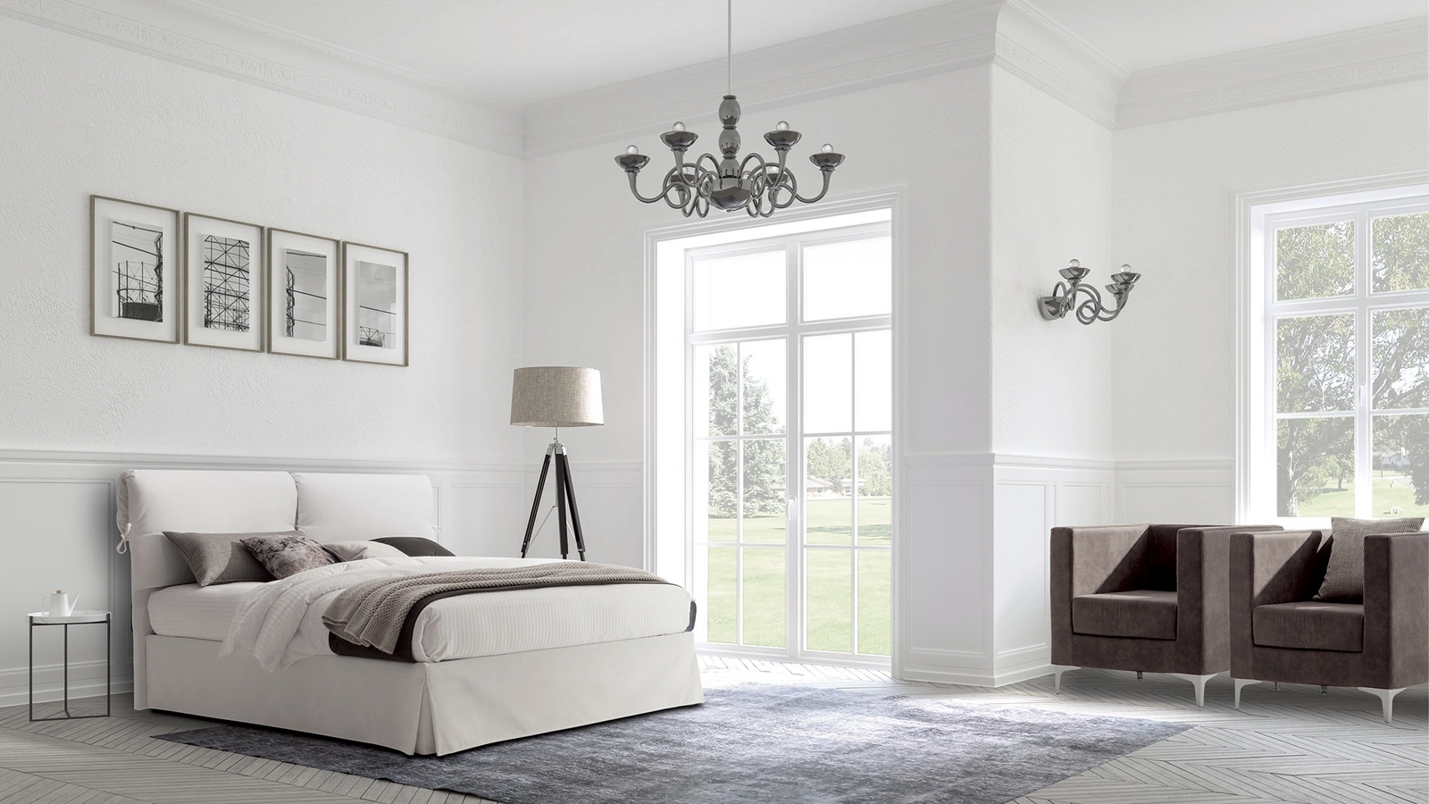 Letto con testiera Angelo di Confort Line