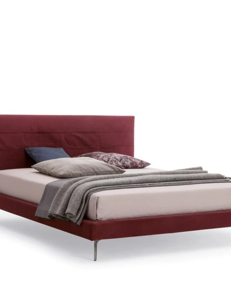 Letto matrimoniale in tessuto Bag di Confort Line