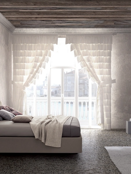 Letto matrimoniale in pelle Decor di Confort Line
