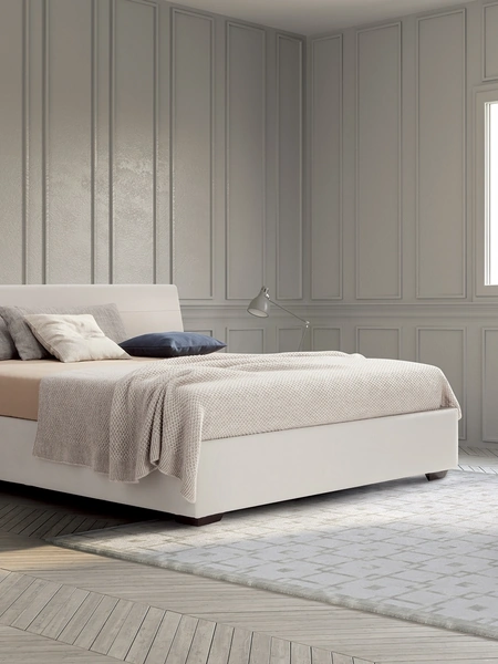 Letto in tessuto con testiera Limbo di Confort Line