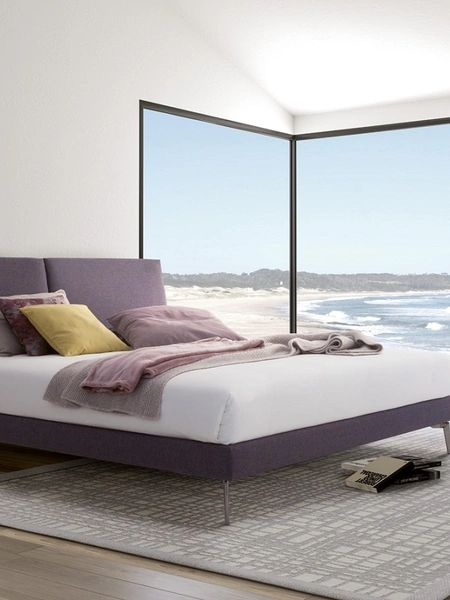 Letto con testiera sagomata Eros di Confort Line