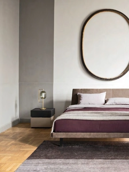 Letto in pelle Febo 3|0 di Sangiacomo