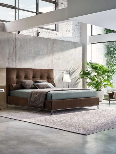 Letto in tessuto Max Capitonné Basso di Twils