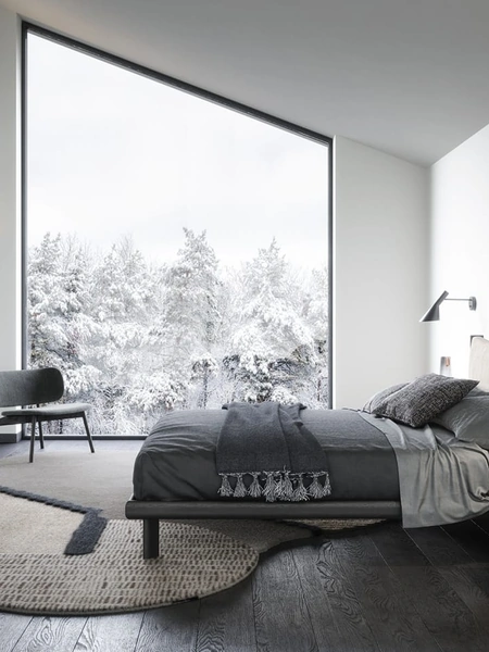 Letto matrimoniale Mizu di Novamobili