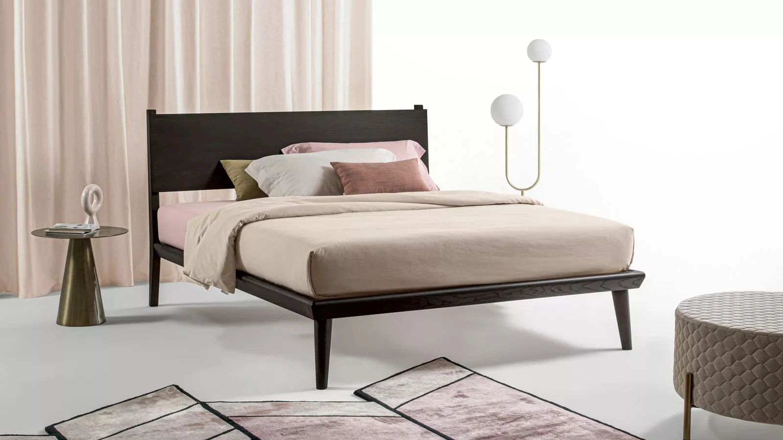 Letto Orimento in legno di Oggioni