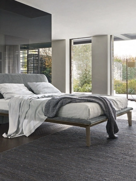 Letto con testiera Peplo di Sangiacomo