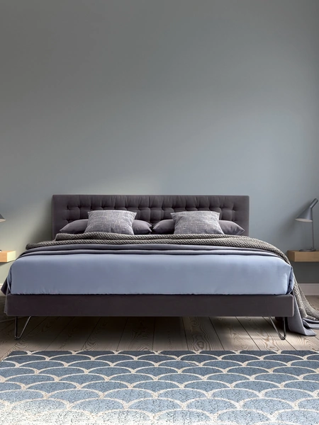 Letto in tessuto imbottito Riflesso di Confort Line