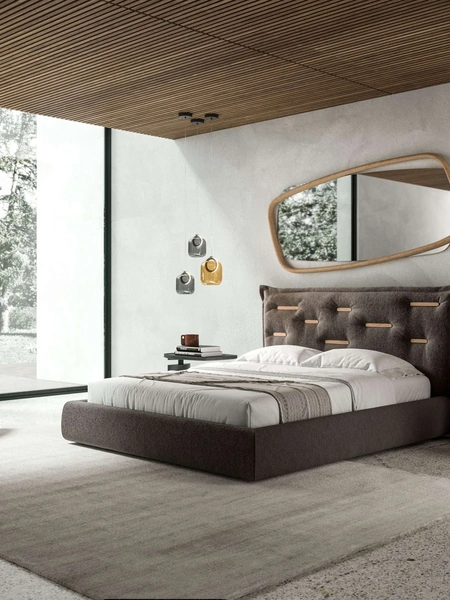 Letto con box contenitore Saona di Ozzio