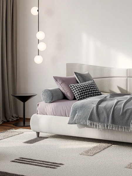 Letto singolo Boiserie Flute di Twils