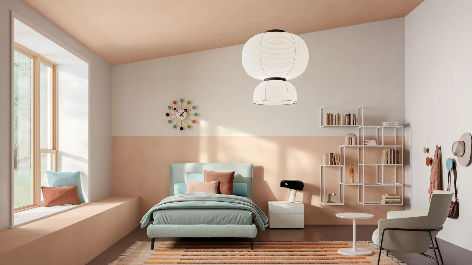 Letto Singolo in tessuto Dread di Twils