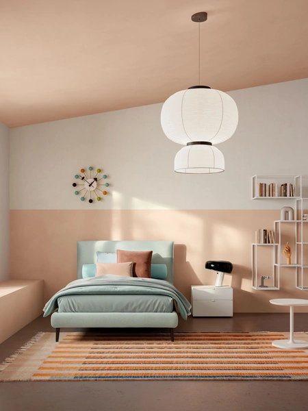 Letto Singolo in tessuto Dread di Twils