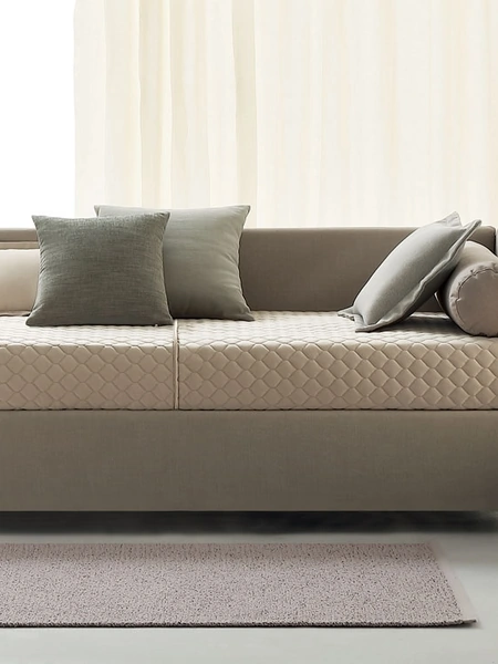 Daybed singolo in tessuto con letto estraibile Golf 417 di Oggioni