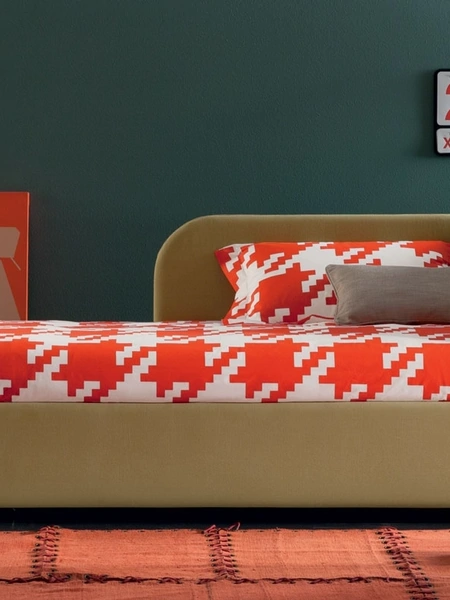 Daybed singolo in tessuto Golf 530 di Oggioni