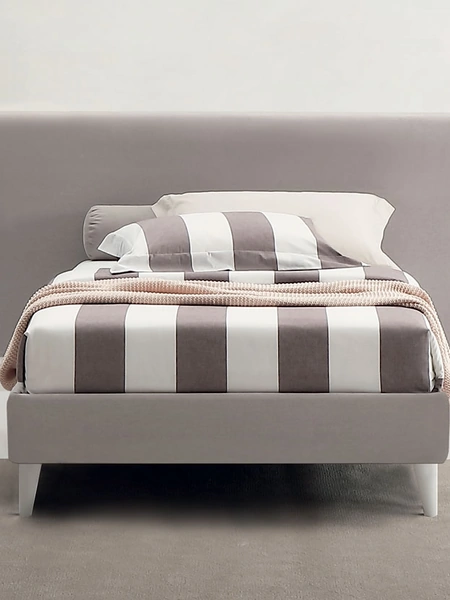 Letto singolo con testiera Kelly Tessile di Oggioni