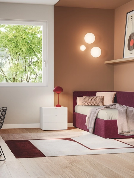 Daybed singolo con letto estraibile Maya di Twils