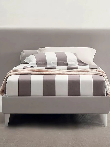 Letto singolo Kelly Tessile con contenitore di Oggioni