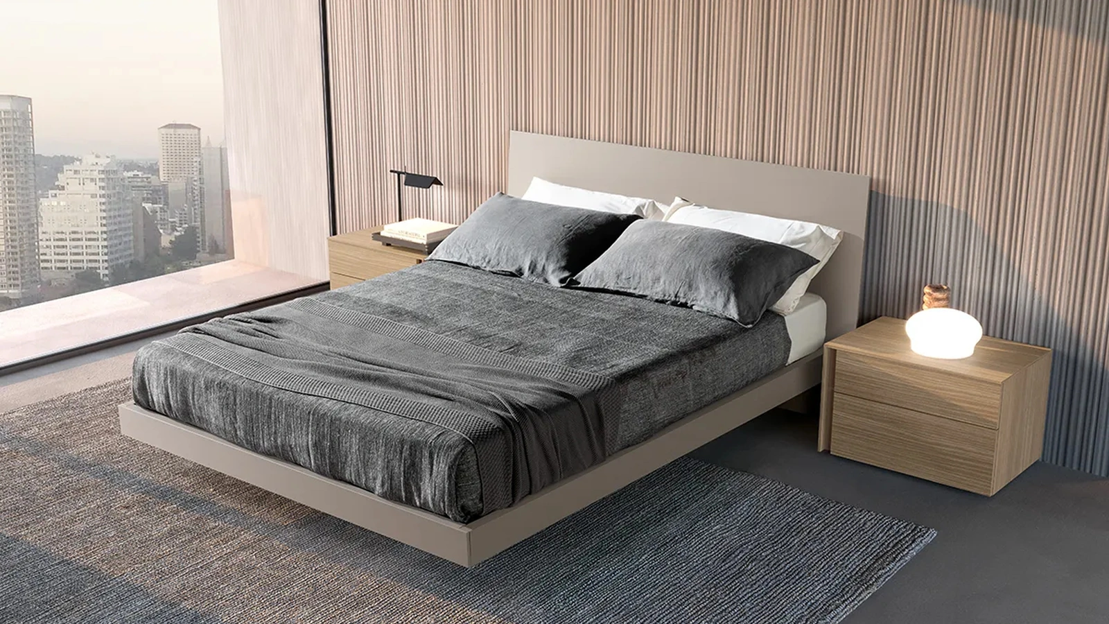 Letto Sirio con contenitore di Adok