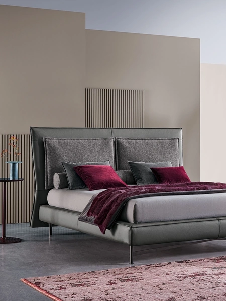 Letto con testiera SP2802 Basso di Twils