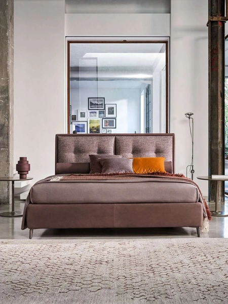 Letto matrimoniale con testiera Venus Lab di Twils