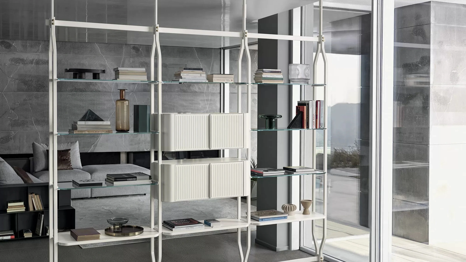 Libreria divisoria Charlotte di Bontempi