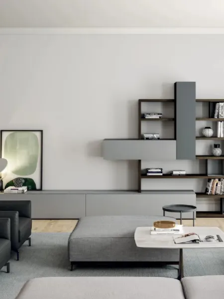 Libreria modulare Line Up 06 di Dielle Modus