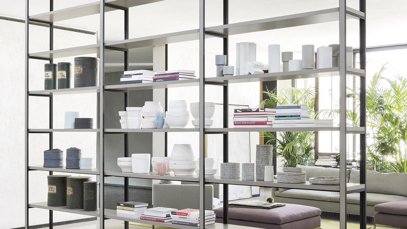 Libreria divisoria Pontile di Novamobili