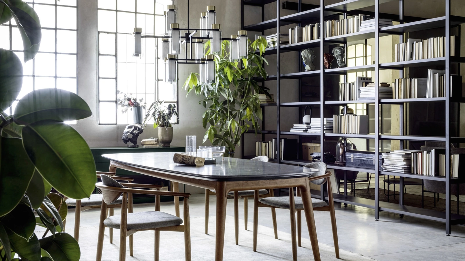 Libreria divisoria Pontile di Novamobili