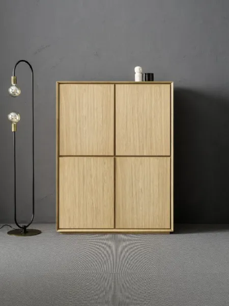 Madia Alta in legno con 4 ante Elemento Nook di Alta Corte