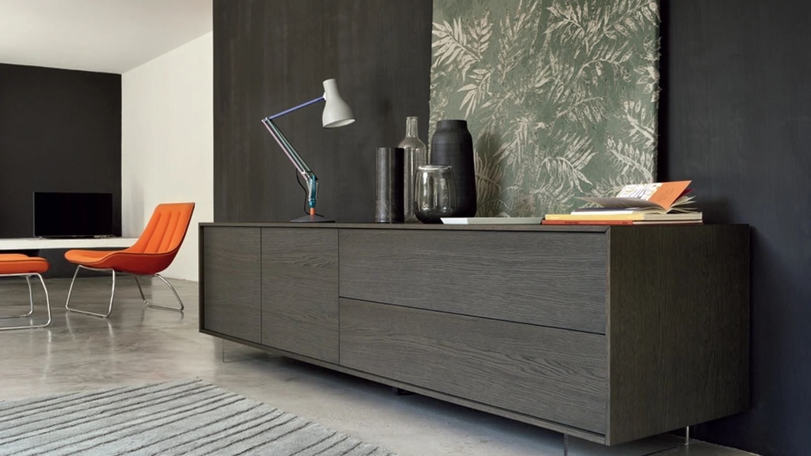 Madia Lampo Basic 16 in Rovere grigio di Sangiacomo