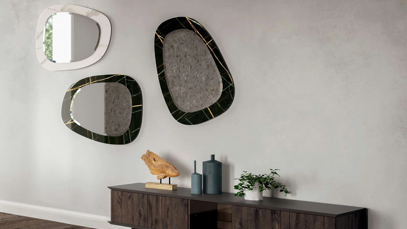 Madia in legno Brera Tv di Ozzio