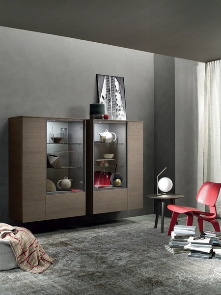 Madia Alta Scrigno 13 in Rovere argilla di Sangiacomo