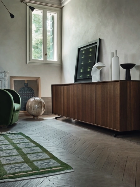 Madia Vela 13 in impiallacciato Rovere termotrattato di Sangiacomo