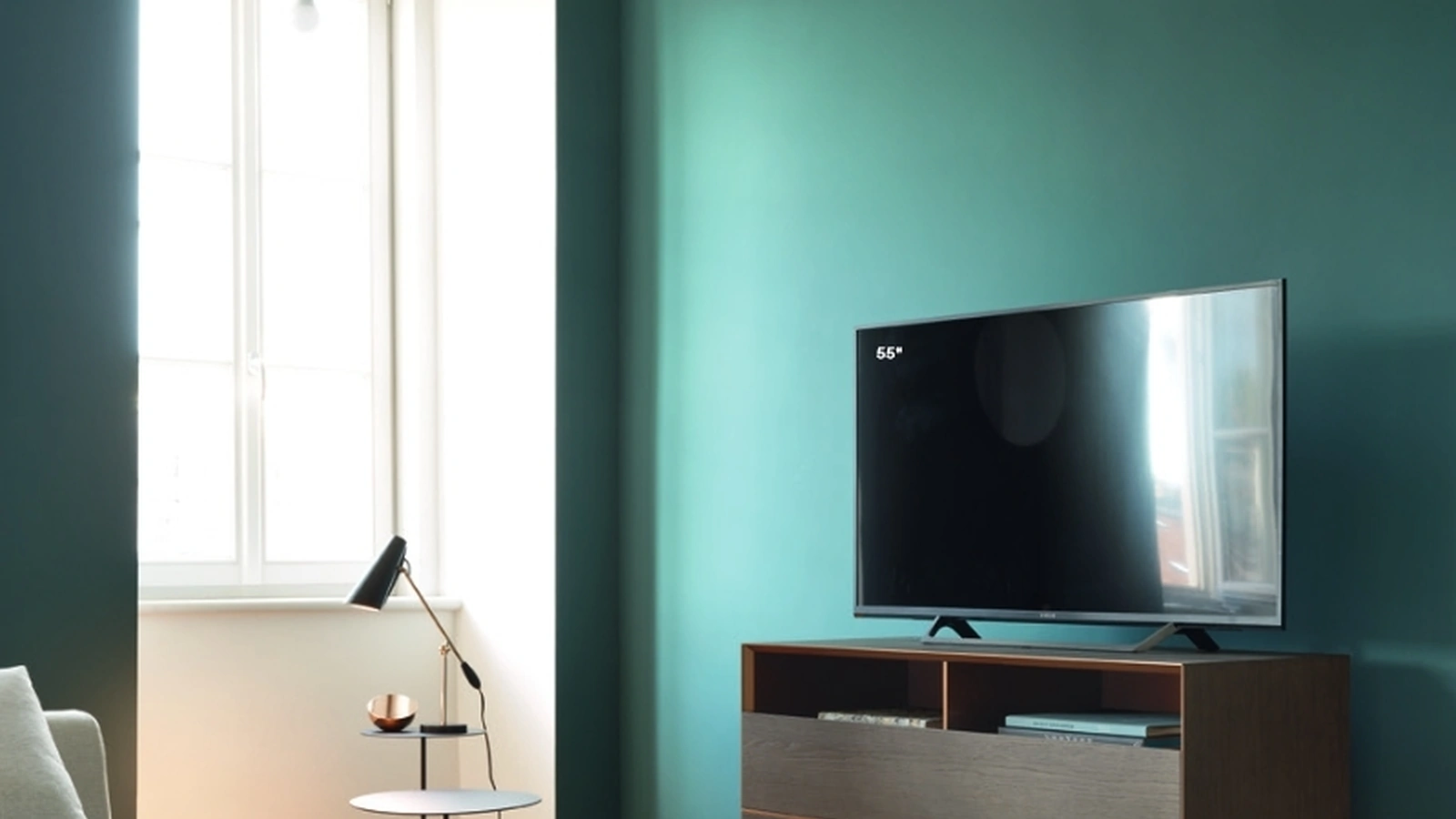 Mobile Porta Tv Domino IN2 3I in Rovere argilla e Bronzo di Sangiacomo