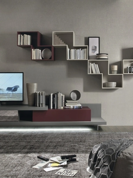 Mobile Porta Tv Lampo L6C38 di Sangiacomo