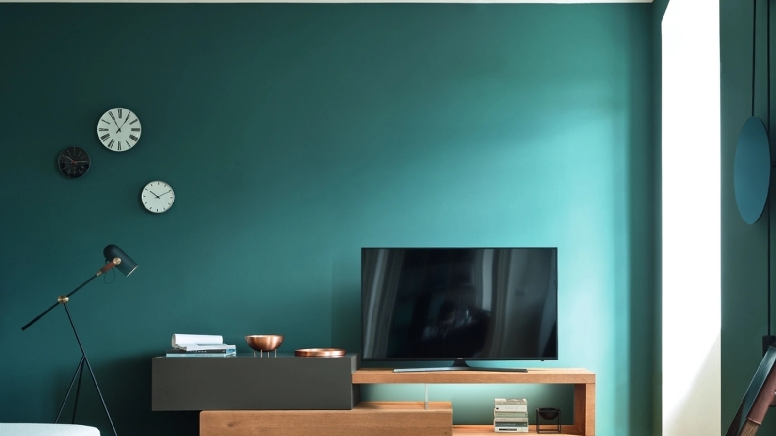 Mobile Porta Tv Lampo Sp60 32 in Rovere nodato e laccato opaco di Sangiacomo