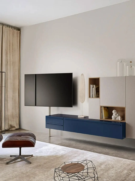 Mobile Porta Tv Tv Video in laccato di Sangiacomo