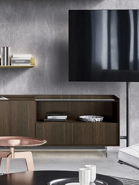 Mobile Porta Tv in Rovere Tv Video di Sangiacomo