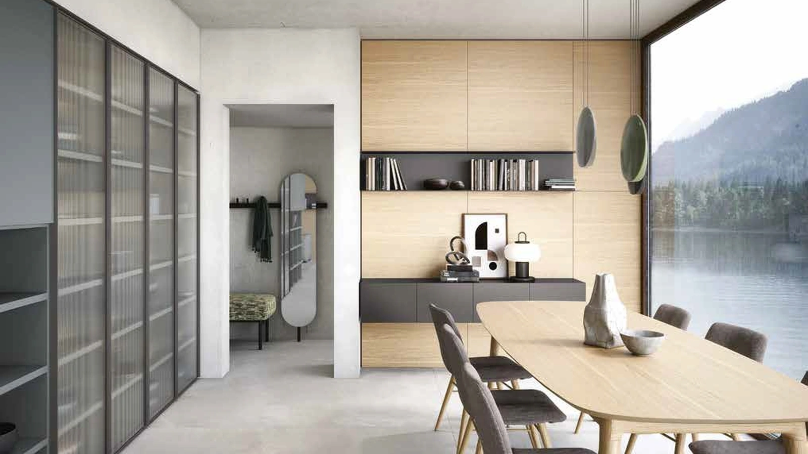 Mobile sospeso Box 12 Grigio di Novamobili