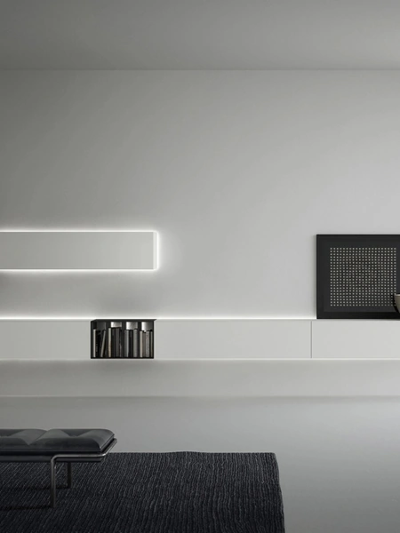 Mobile Contenitore sospeso con librerie di Caccaro