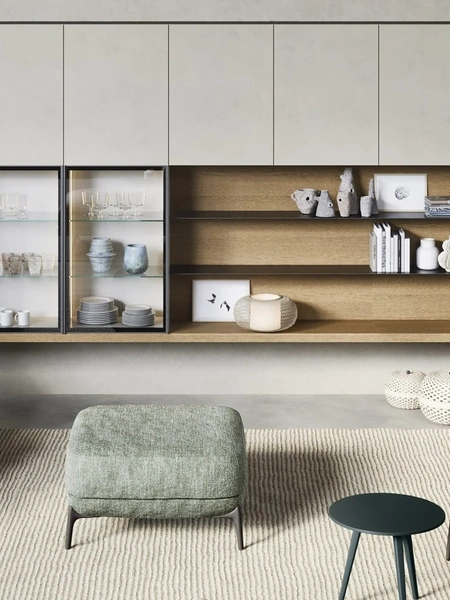 Mobile sospeso Mensole e piani a muro di Novamobili