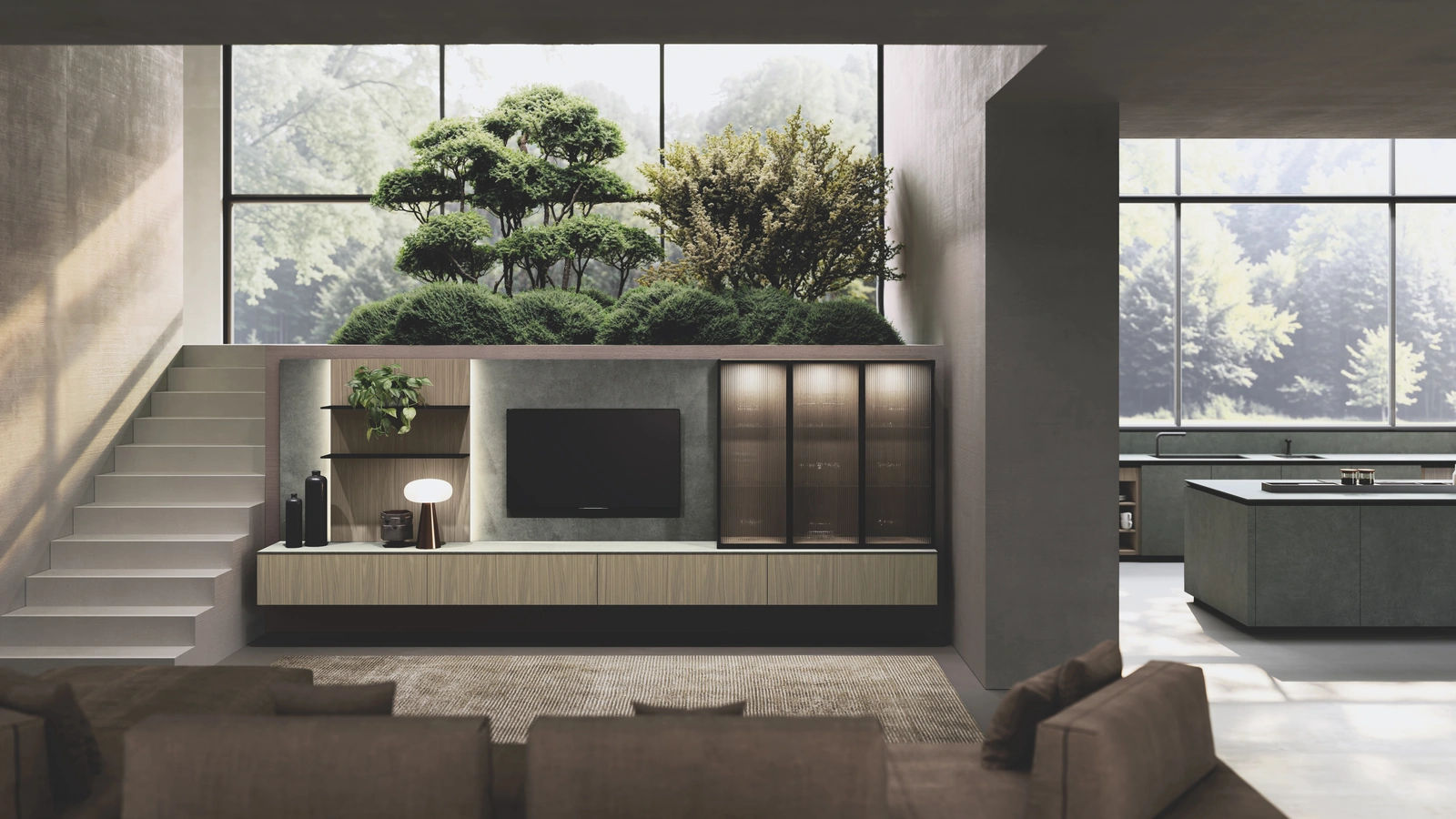 Parete Attrezzata Balance di Binova