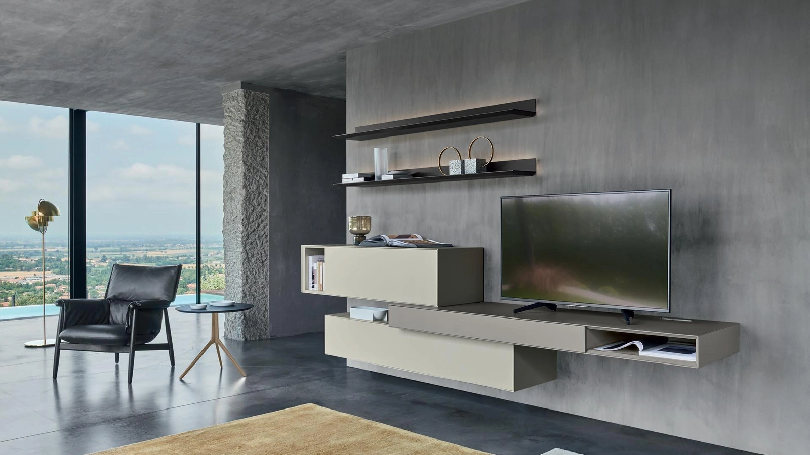 Parete Attrezzata Domino 02 di Sangiacomo