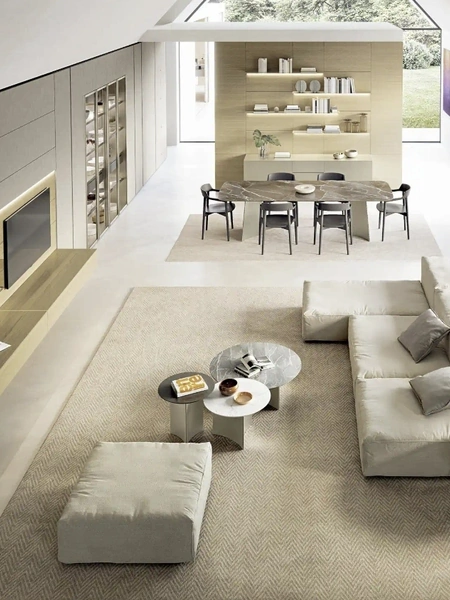 Parete Attrezzata Domino Boiserie 02 di Sangiacomo