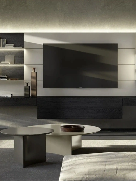 Parete Attrezzata Domino Boiserie 04 di Sangiacomo