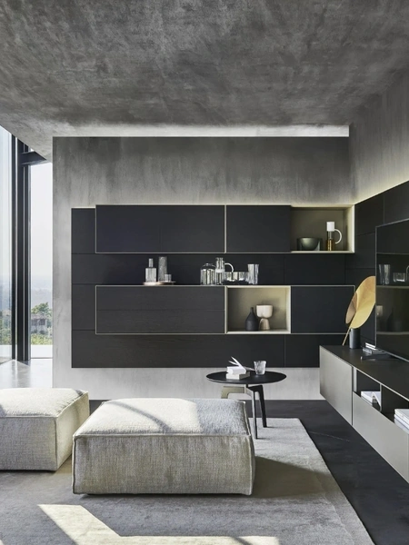 Parete Attrezzata Domino Boiserie 06 di Sangiacomo