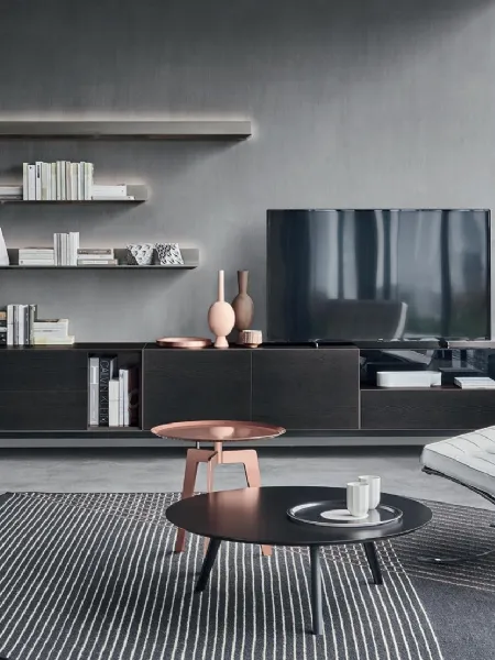 Parete Attrezzata Domino Vitrum di Sangiacomo