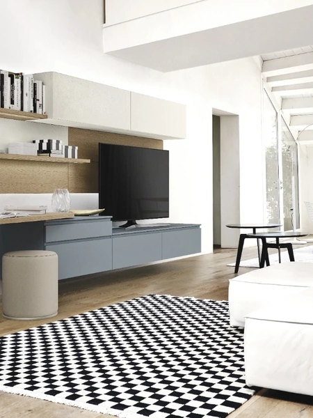 Parete Attrezzata Lampo 004 Laccata di Sangiacomo