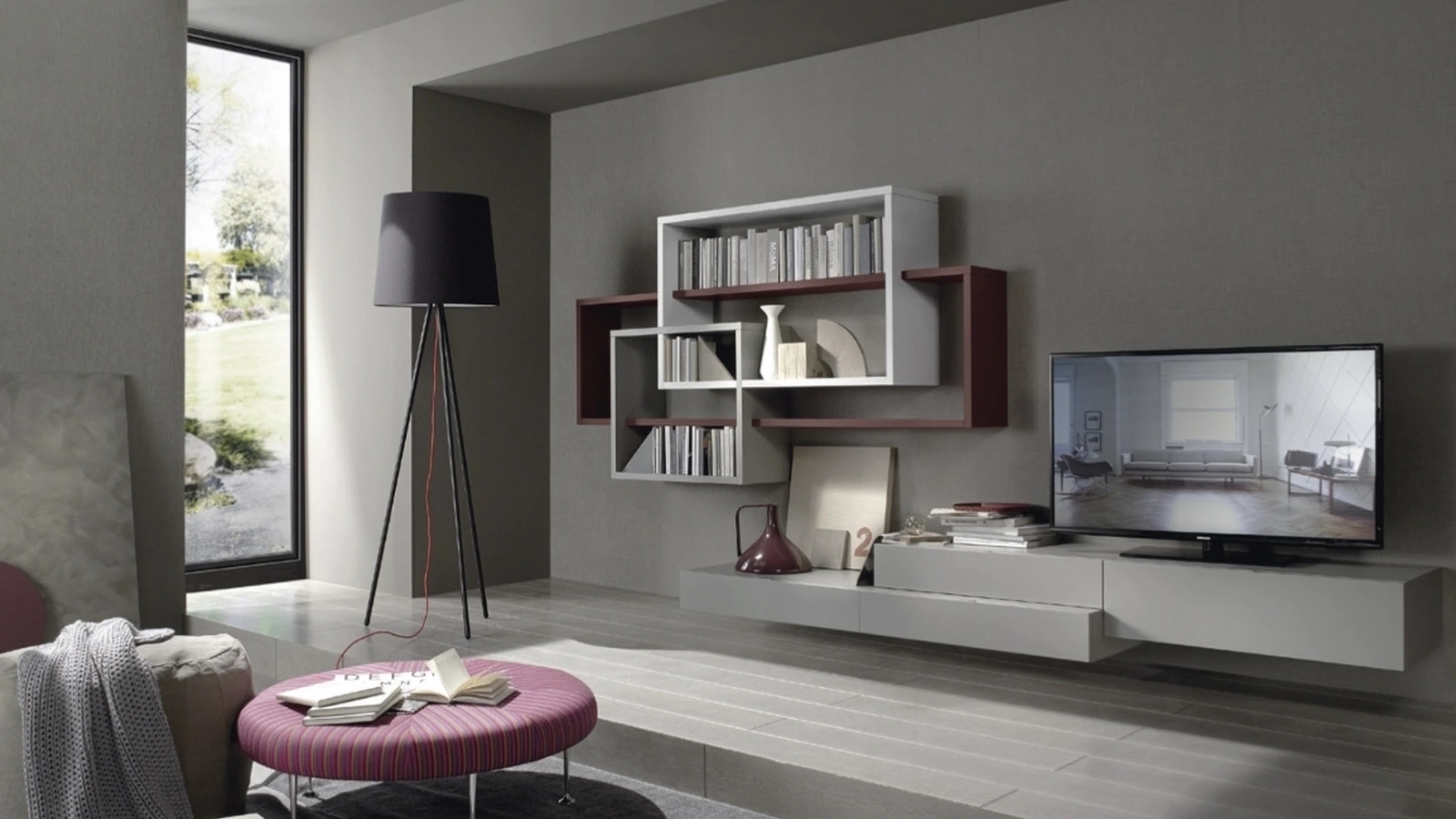 Parete Attrezzata Lampo L6C42 di Sangiacomo